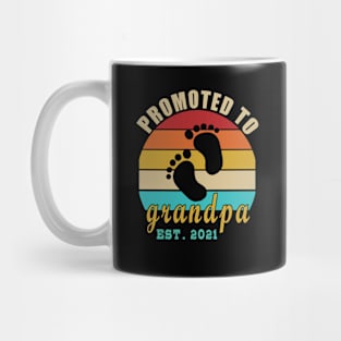 promoted to grandpa 2021 Mug